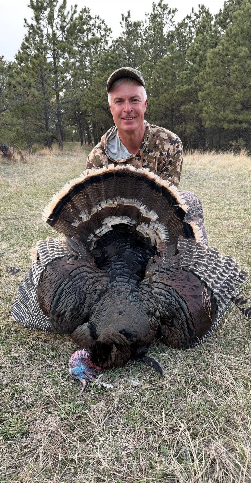 Marty Jackley with a wild turkey