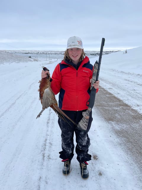Alli from Pierre with Rooster pheasant