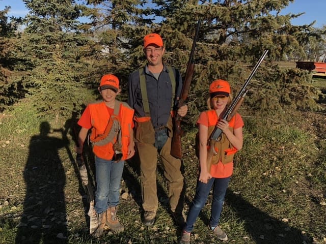 Carson, Jason & Alli from Pierre with Pheasant