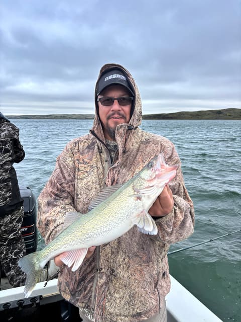 Jim from Mobridge with Walleye