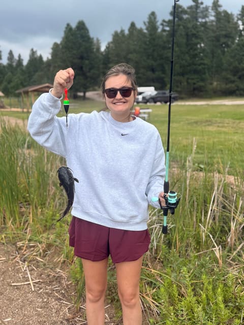 Lauren from Sioux Falls with Bullhead catfish