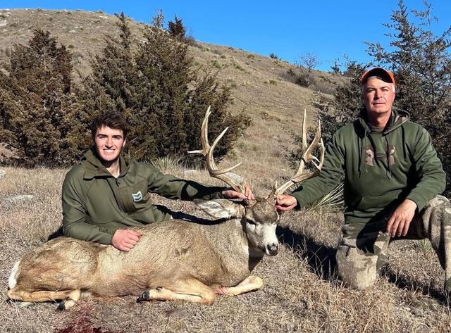 Michael & Marty from Pierre with Mule deer